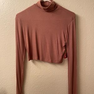 Long Sleeve Turtleneck CropTop
